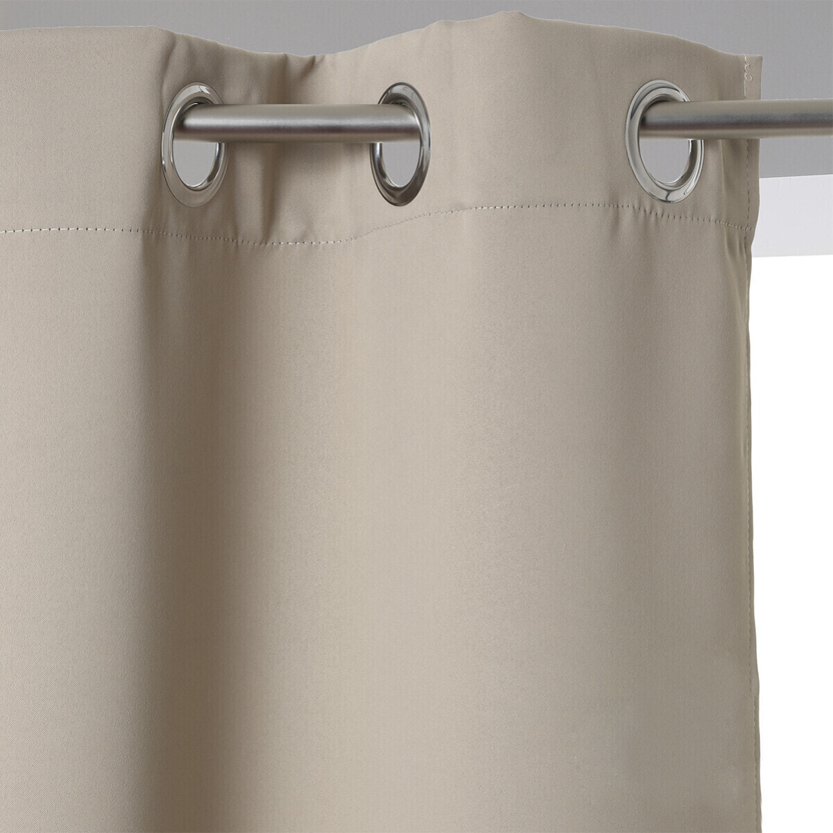 Rideau "Odelie" occultant beige 140x260cm