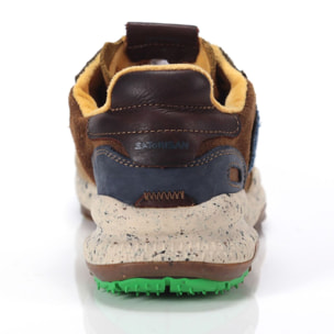 Sneakers Satorisan Chacrona Cuero Premium Marrone