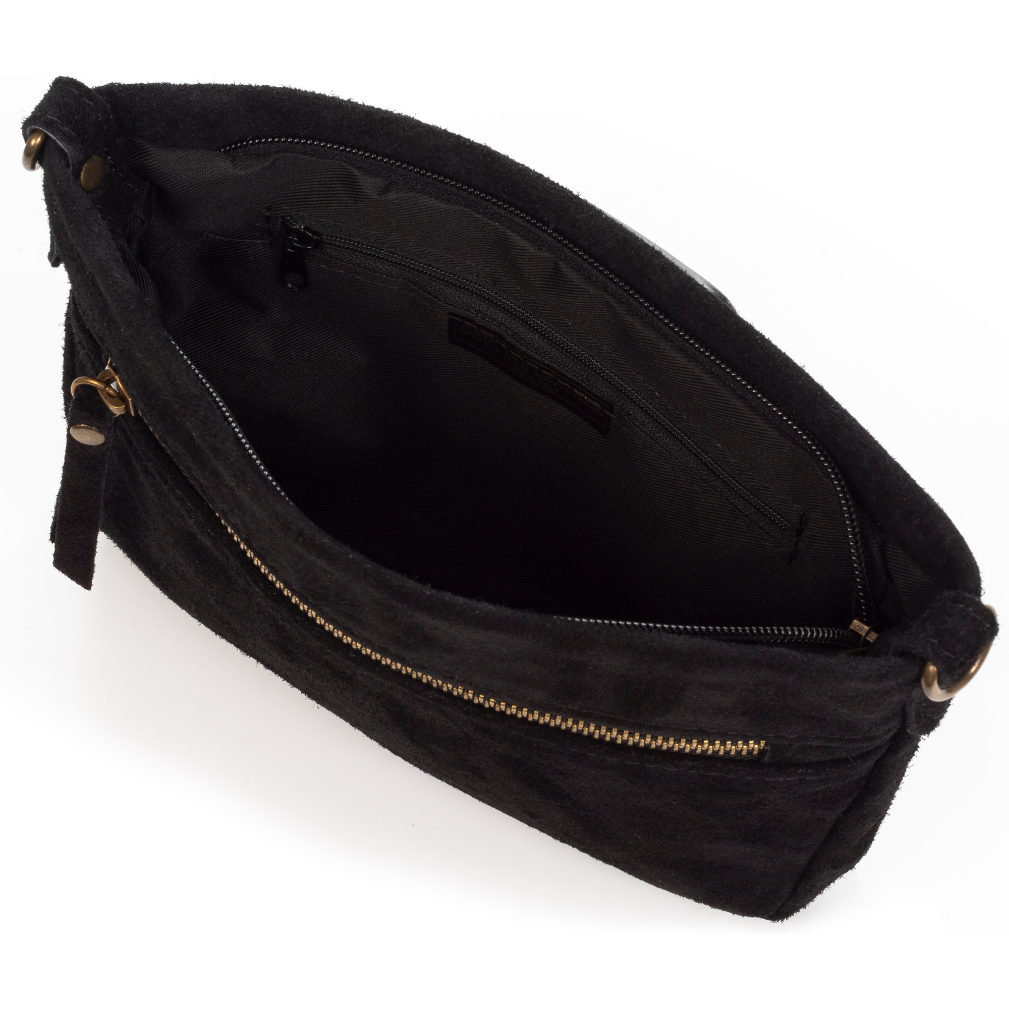 Arre bolso bandolera mujer. Piel auténtica Gamuza.