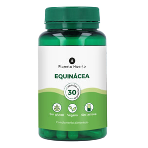 PLANETA HUERTO Equinácea 30 Cápsulas Vegetales – Refuerzo del Sistema Inmunológico, 100% Natural y Vegano