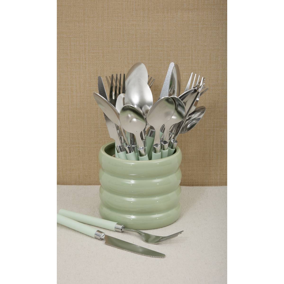 Ménagère Elsa vert