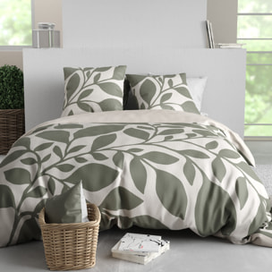 Parure housse de couette 3pcs 100% coton 57 fils nais