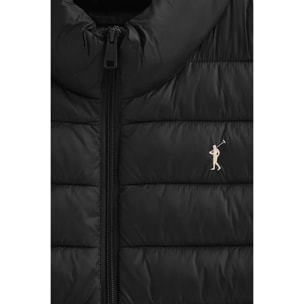 Chaleco ultralight negro con logo Rigby Go
