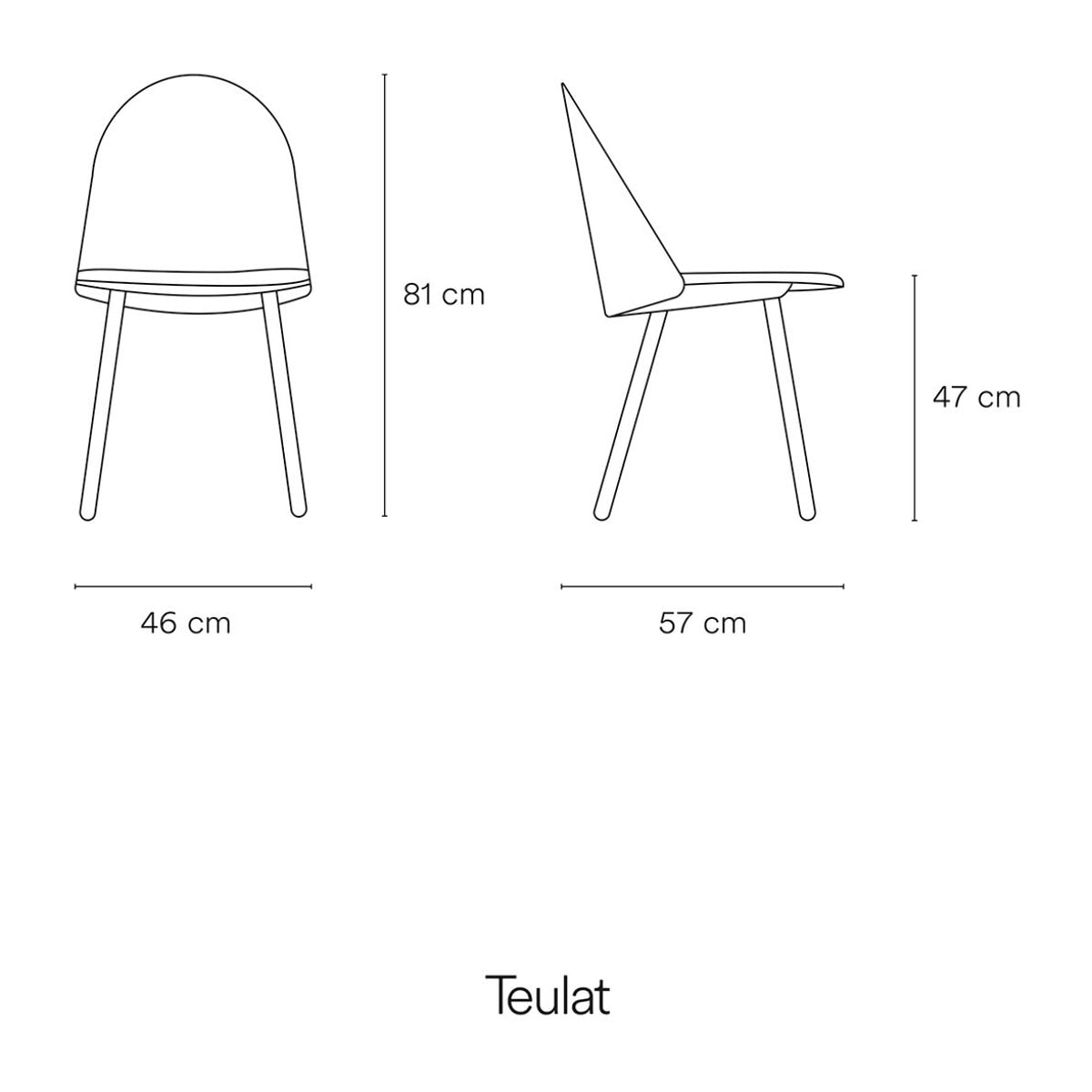 Silla Sadira mostaza 2P/Caja