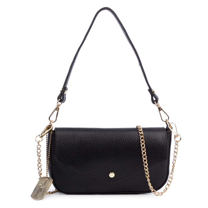 Bellizzi Borsa a spalla Donna. Pelle autentica Dollaro