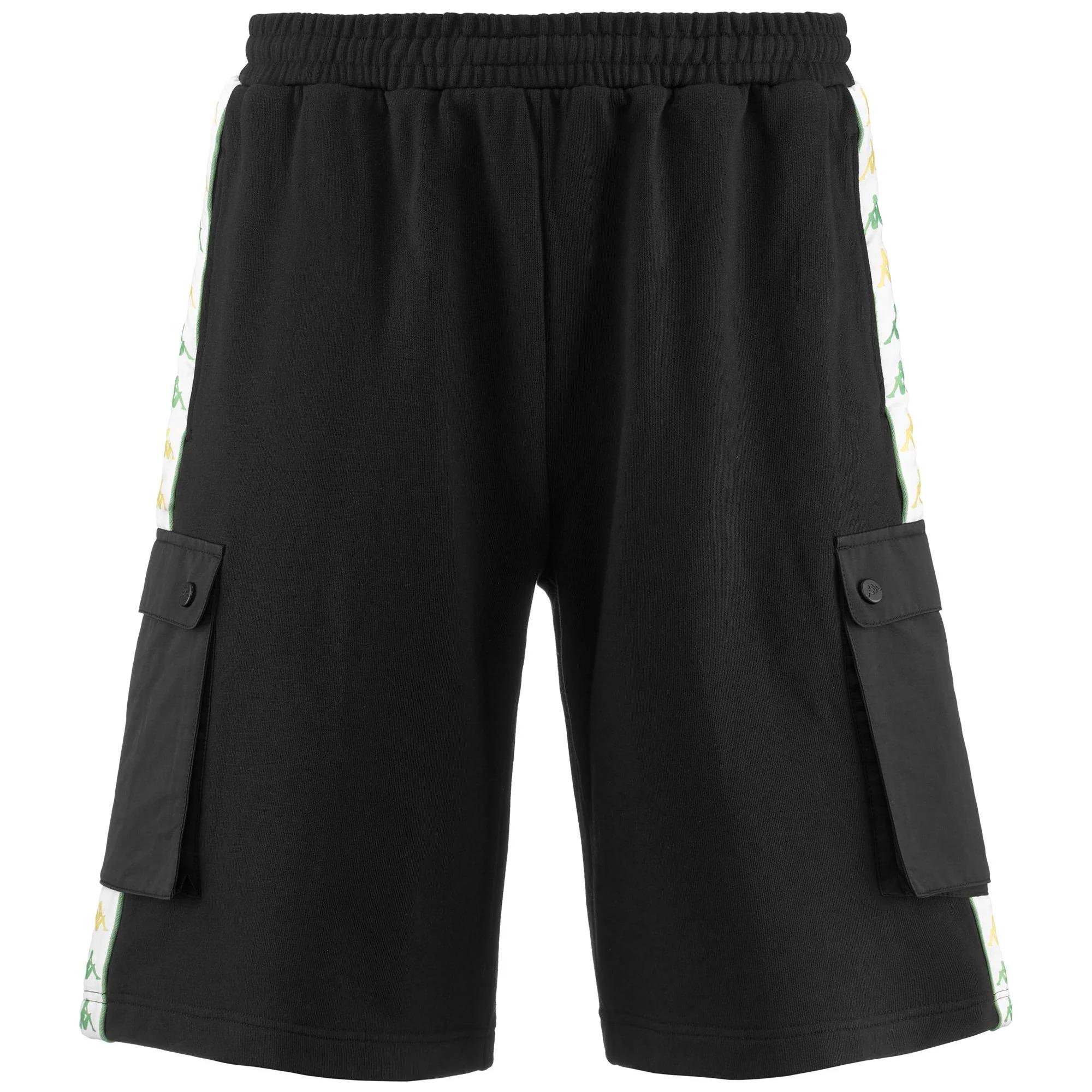 Pantaloncini Kappa Uomo 222 BANDA SANCIO Nero