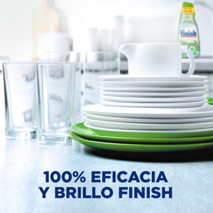 Finish 0% Gel para el lavavajillas 60 lavados, 2 unidades