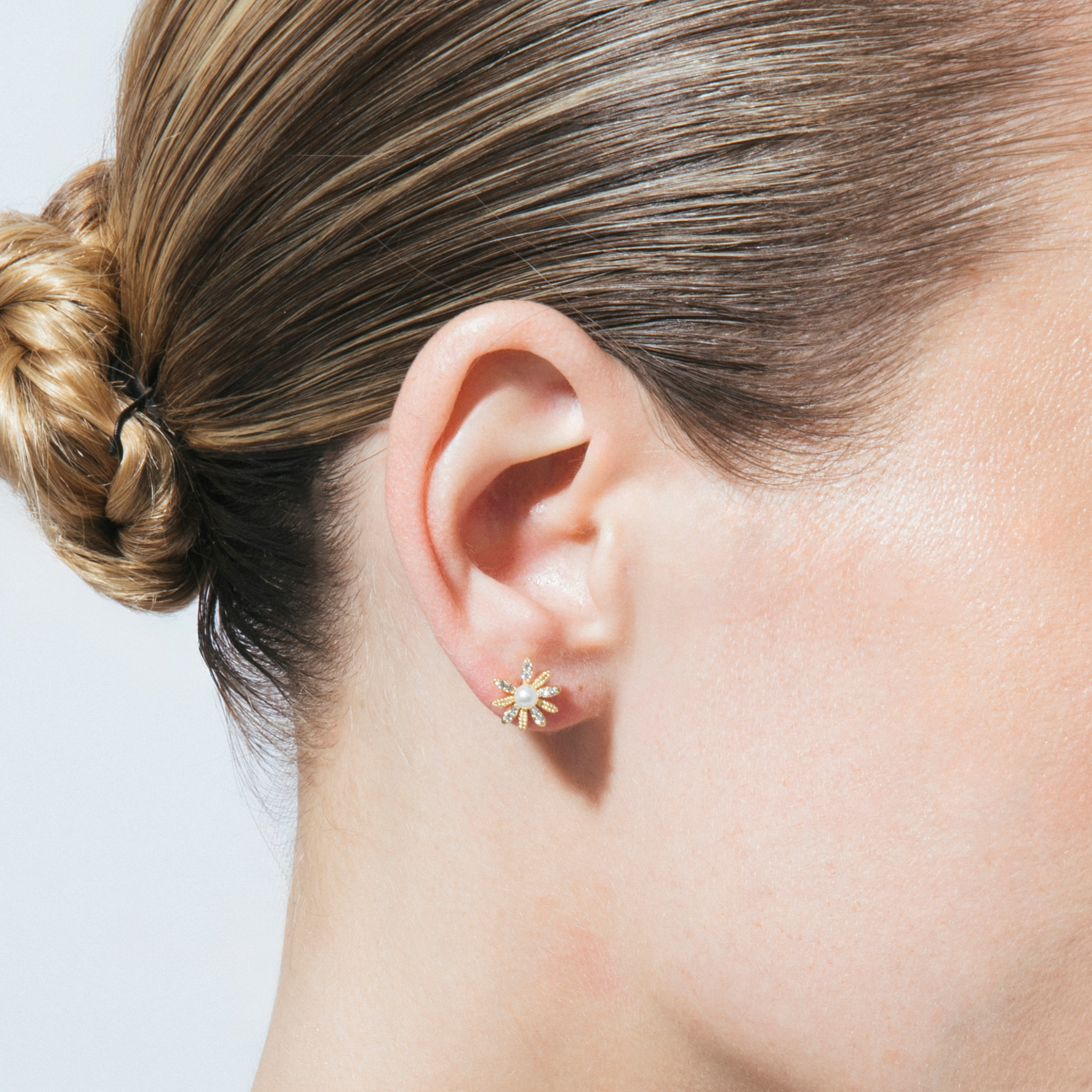 Pendientes Tynta acabado oro amarillo 18k