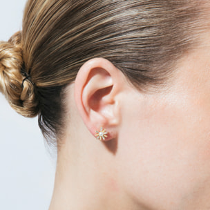 Pendientes Tynta acabado oro amarillo 18k