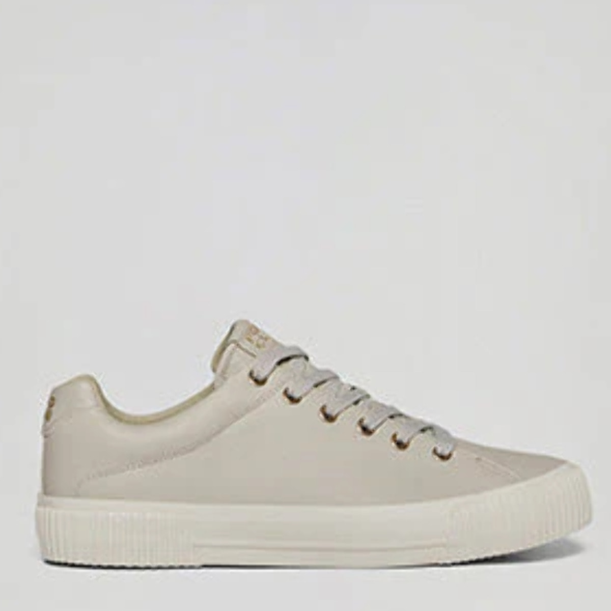 Zapatilla Habana de piel sintética color beige para mujer con detalles Polo Club