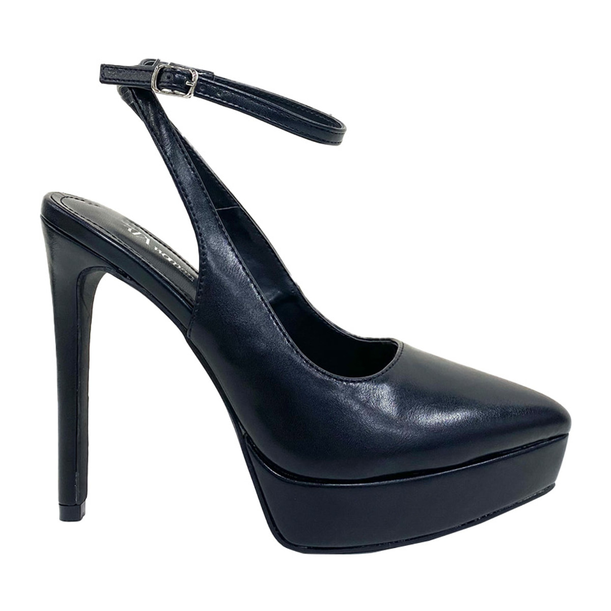 Décolleté sling back Donna Tata Italia Nero