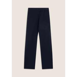 Pantaloni comfort fit con gamba dritta e tasche applicate