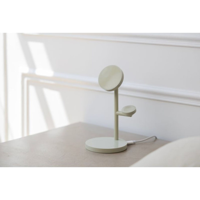 Chargeur CASYX 3 en 1  Charge rapide Qi2 gris