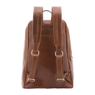 Zaino  unisex In Vera pelle Made in Italy 30x46x17 cm