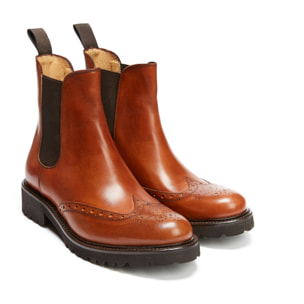 Chelsea boot British Passport marrone tan