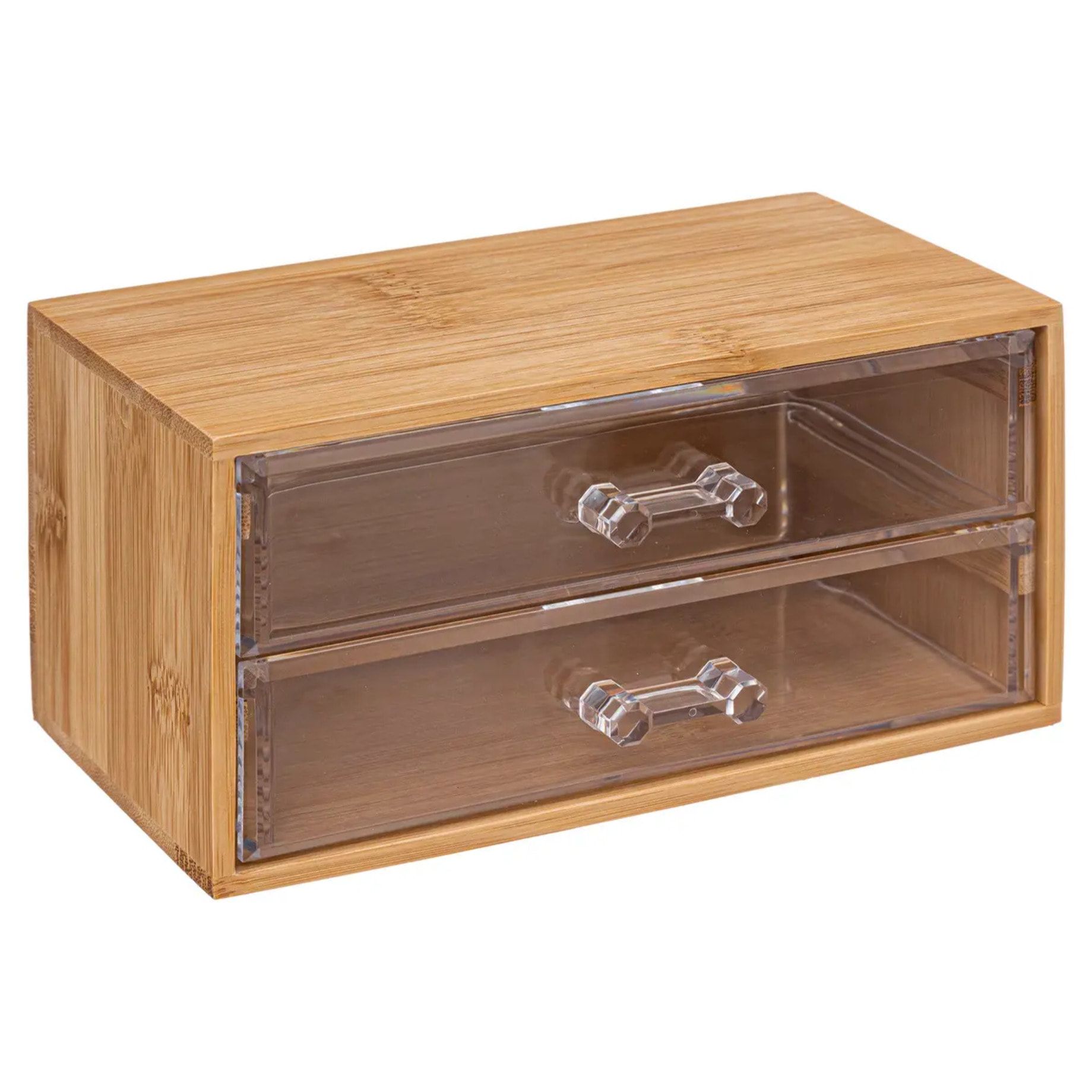 Boîte à bijoux 2 tiroirs Selena bambou