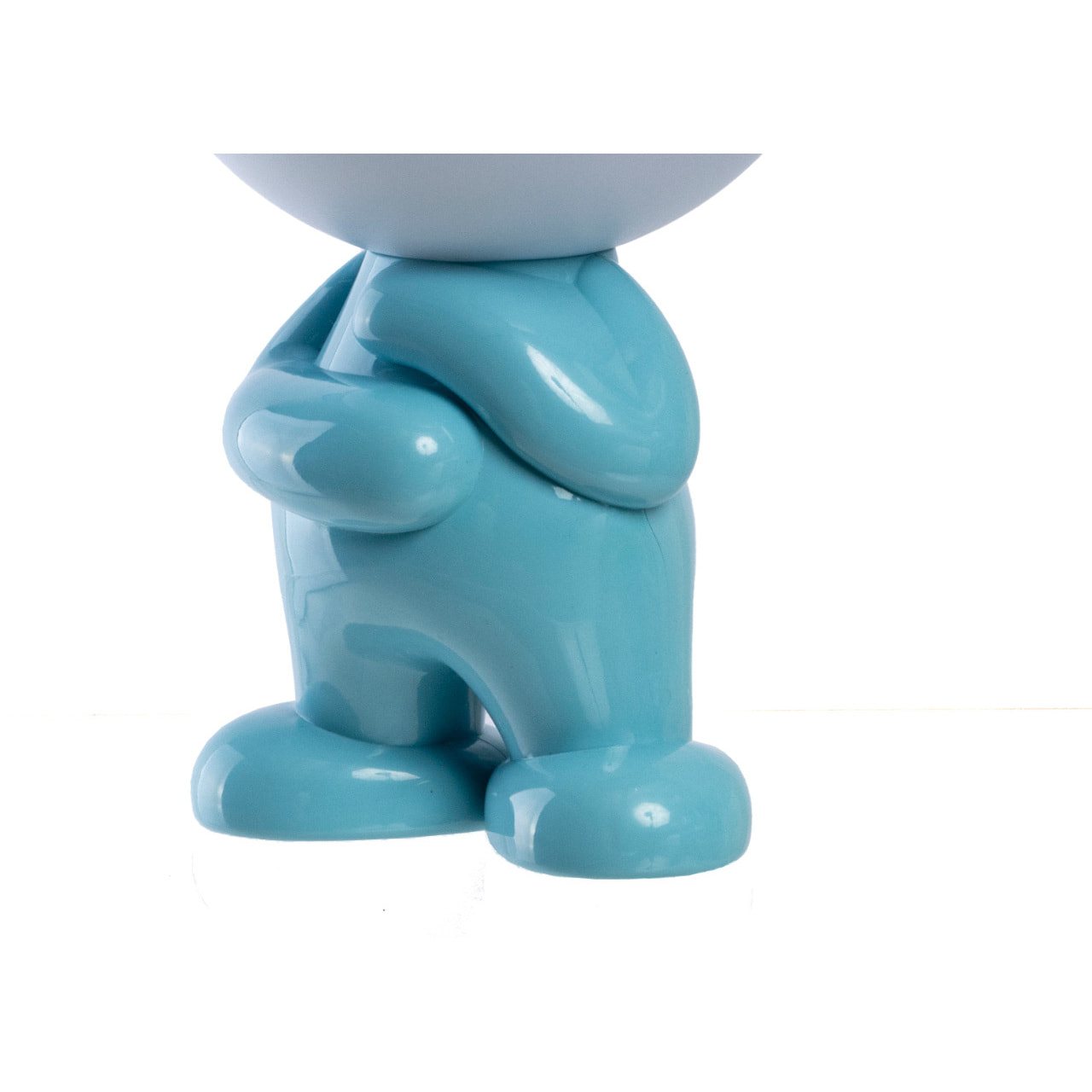Lampada Led Per Bambini Da Tavolo Comodino Ricaricabile Modello Thinking Boy Azzurro