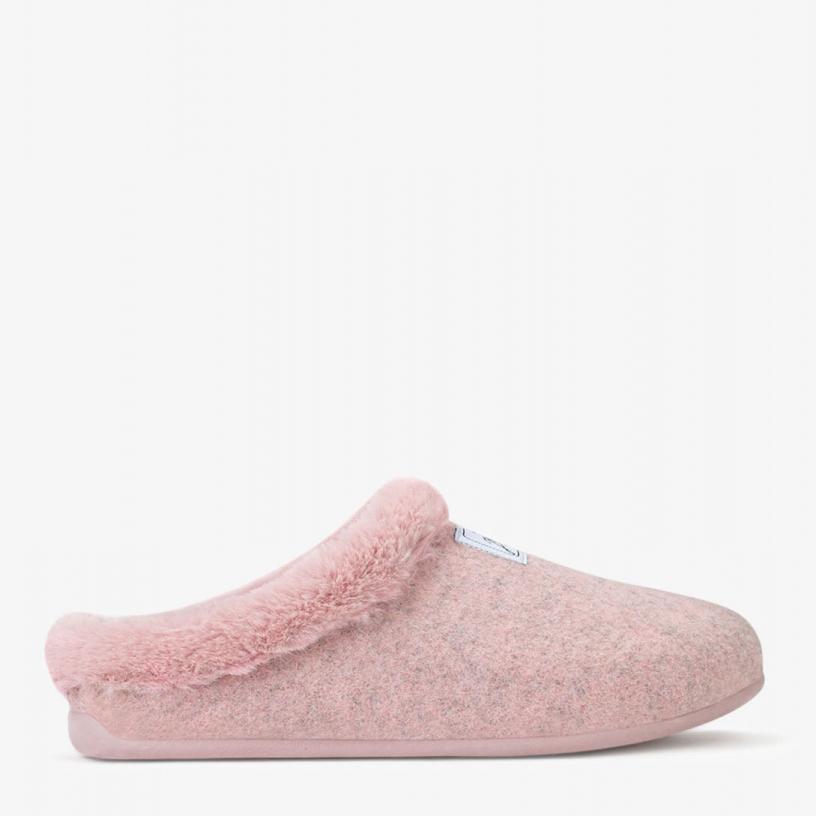 Zapatilla de Casa Mercredy Slipper Fur Rosa D.Franklin