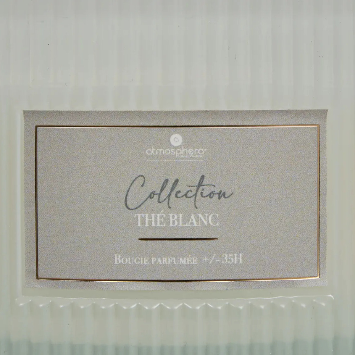 Bougie parfumée Albie 635g pot verre thé