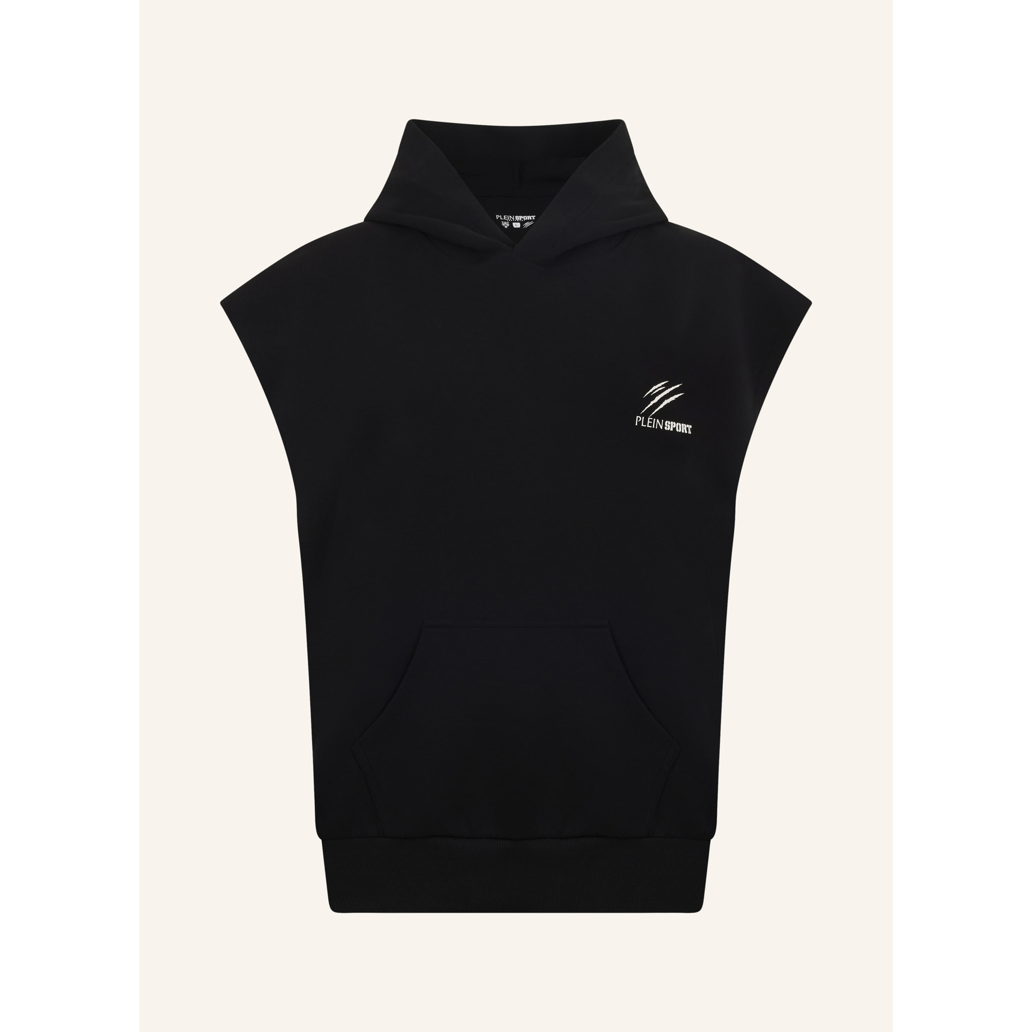 PLEIN SPORT Pique Hoodie Vest Icon