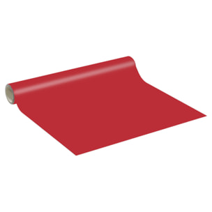 Rouleau adhésif décoratif Vinyle au Mètre - Rouge cerise - Sticker Lavable Imperméable Mur Cuisine Meubles