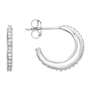 Pendientes Lux by Lux acabados plata