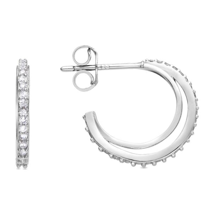 Pendientes Lux by Lux acabados plata