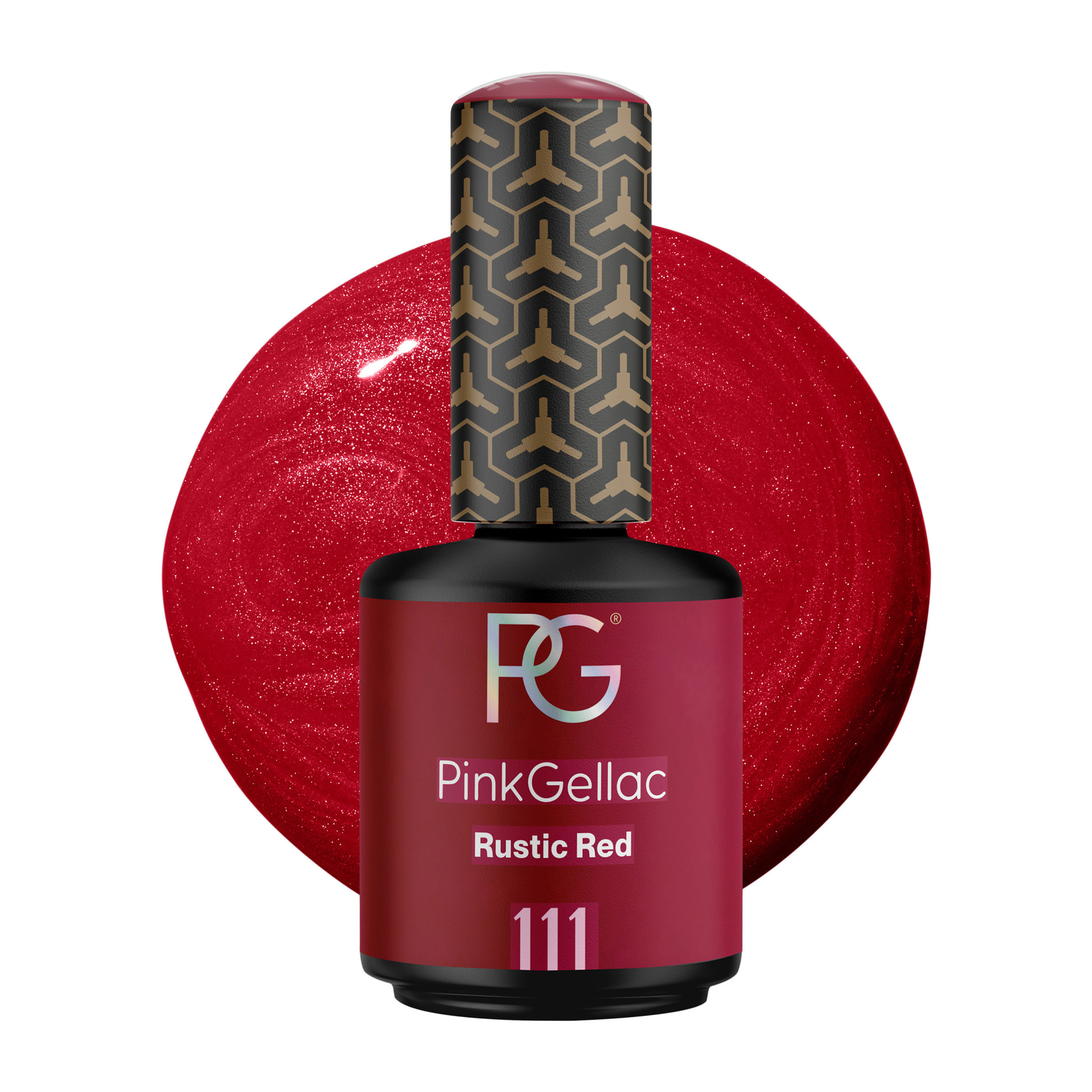 Vernis semi-permanent - 111 Rustic Red - 15 ml