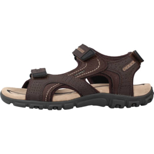 Sandalias Hombre de la marca GEOX  modelo UOMO SANDAL STRADA Brown