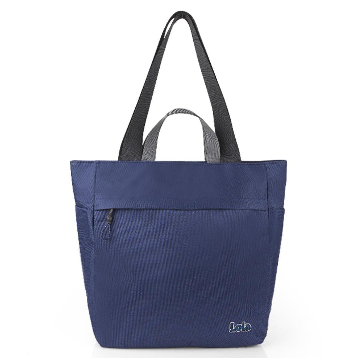 Bolso Shopper-Tote Lois Lassen Azul Marino