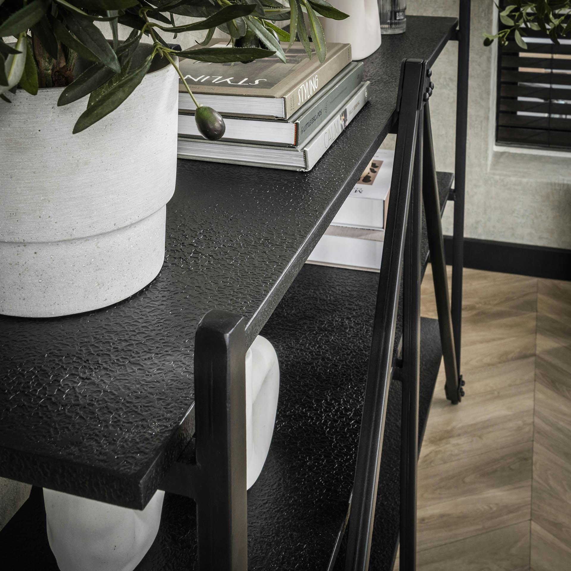 Etagère de salon moderne 3 plateaux RALF