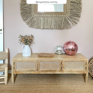 Ensemble buffet et meuble TV en bois - Tiki