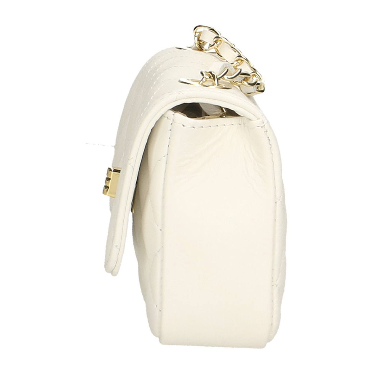 Chicca Borse Borsetta Clutch Bianco