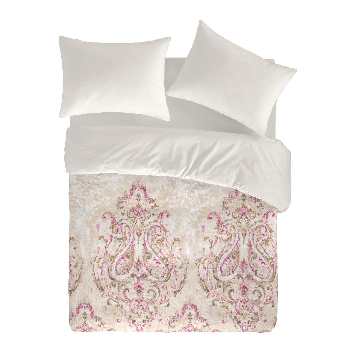 Housse de couette IZAMAL en coton - beige - vendue seule