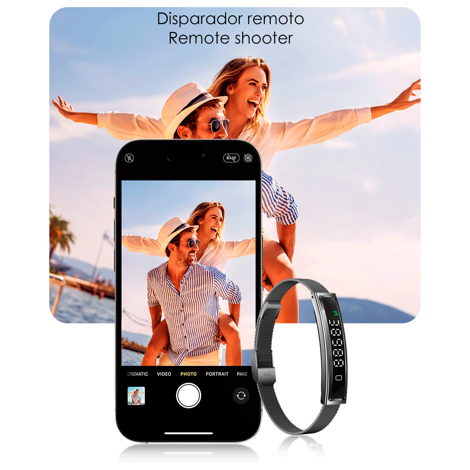 Smartband B3 con monitor intelligente della frequenza cardiaca, del sonno e modalità sportive. 1 Cinturino in metallo e 1 in silicone.