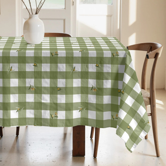 Nappe anti-taches 100% coton Asier