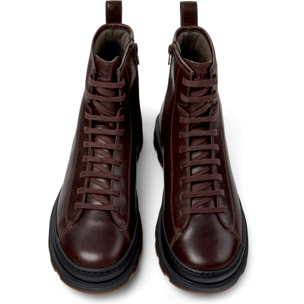 Botines - CAMPER Brutus+ - Marron - Cuero liso