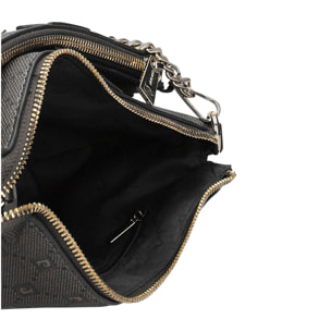 Borsa a tracolla da donna - Modello Novara Chic - Pelle vegana PU - 24.0 x 14.0 x 5.0 cm