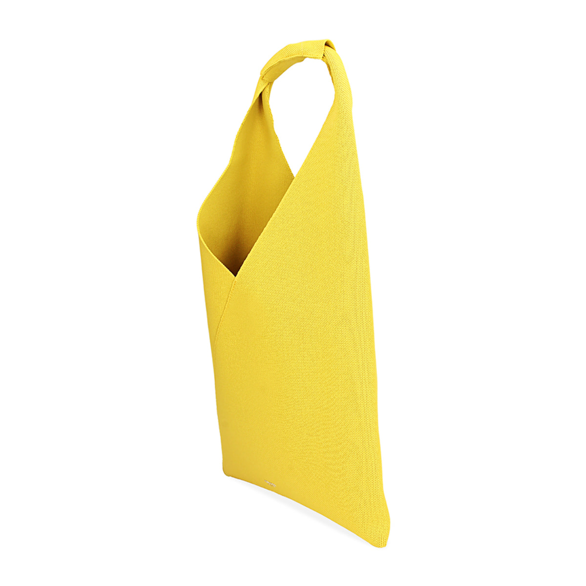 Borsa a spalla donna gialla in tessuto