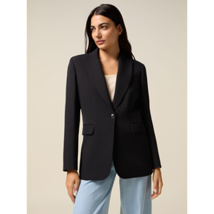 Oltre - Blazer de tejido técnico - Negro