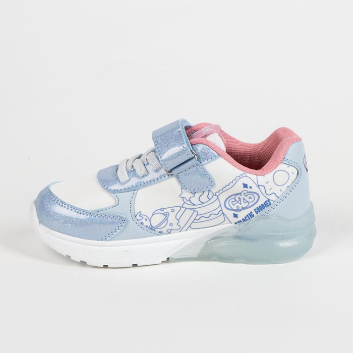 Deportiva Suela Tpr Con Luces Stitch
