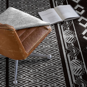 Alfombra decorativa MONT BLANC negro. Varias medidas disponibles