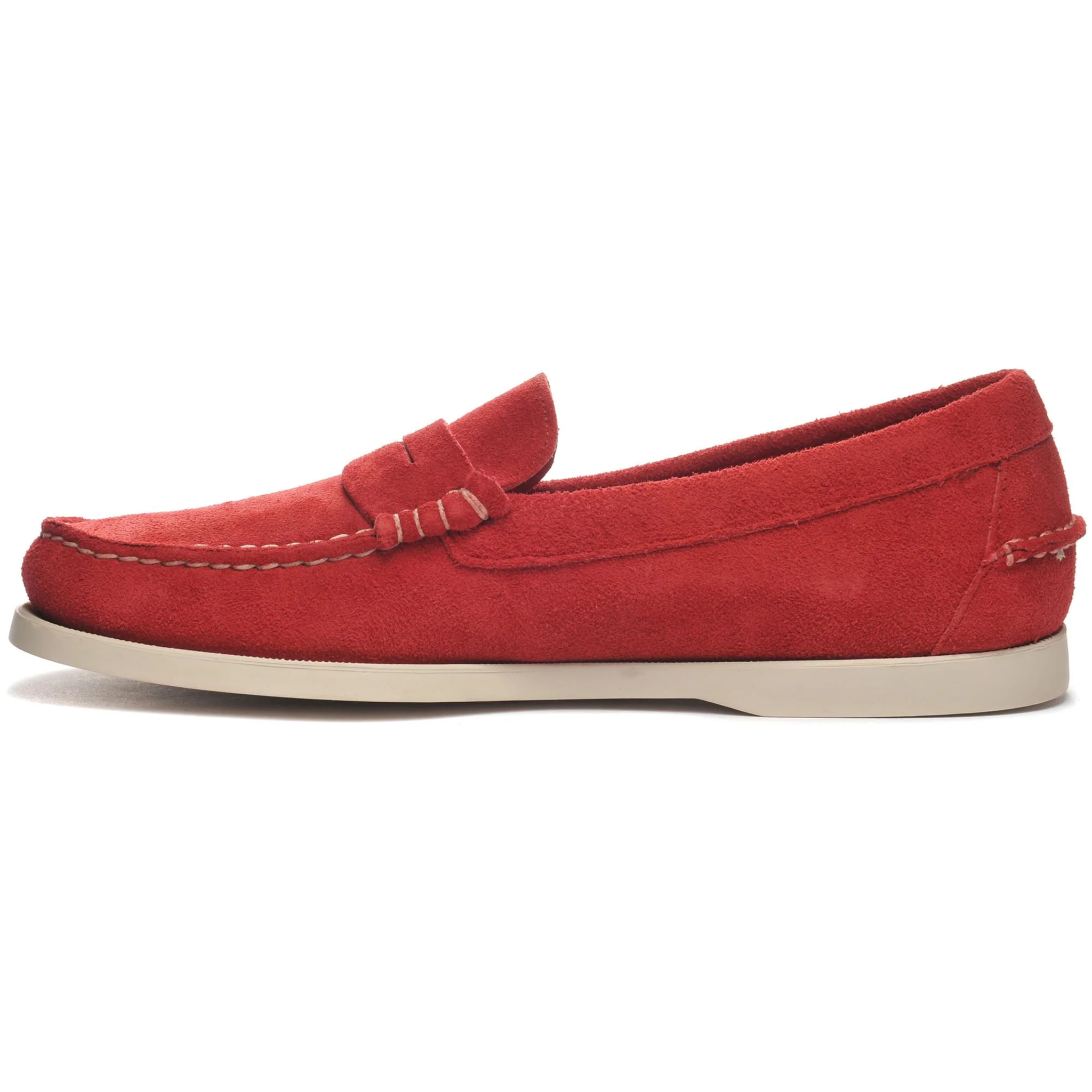 Mocassini Sebago Uomo Rosso DAN BOAT FLESH OUT