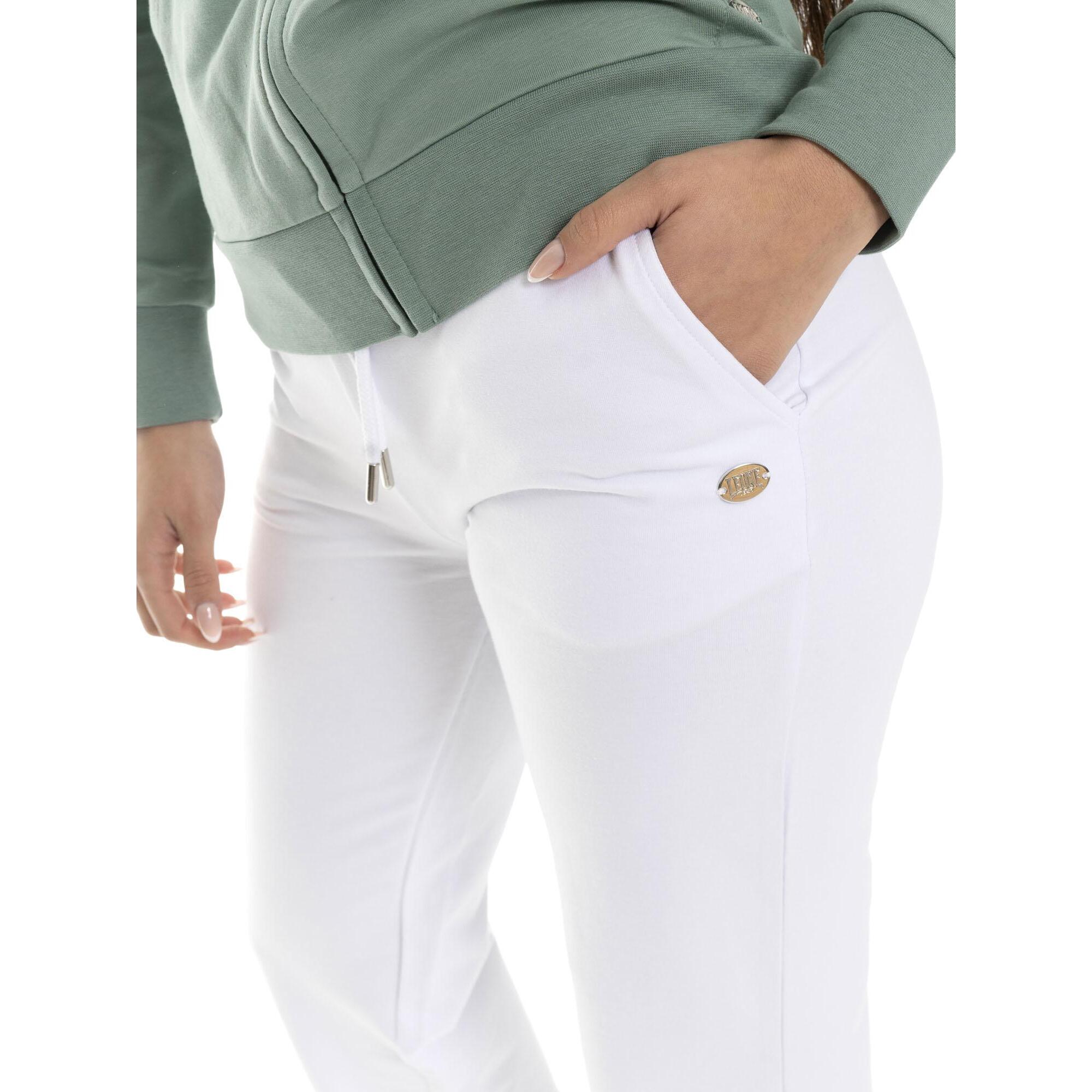 Pantaloni da donna a palazzo non felpati Leone Basic