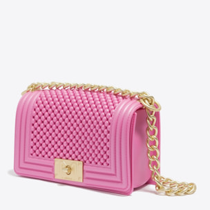 Borsa a mano da donna - Modello False - 100% Pvc - 19.0 x 11.0 x 6.5 cm