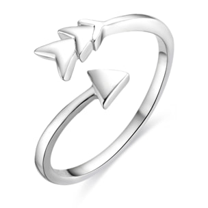 Anillo acabado en rodio