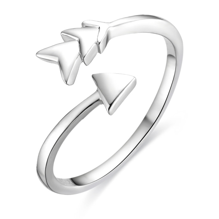 Anillo acabado en rodio