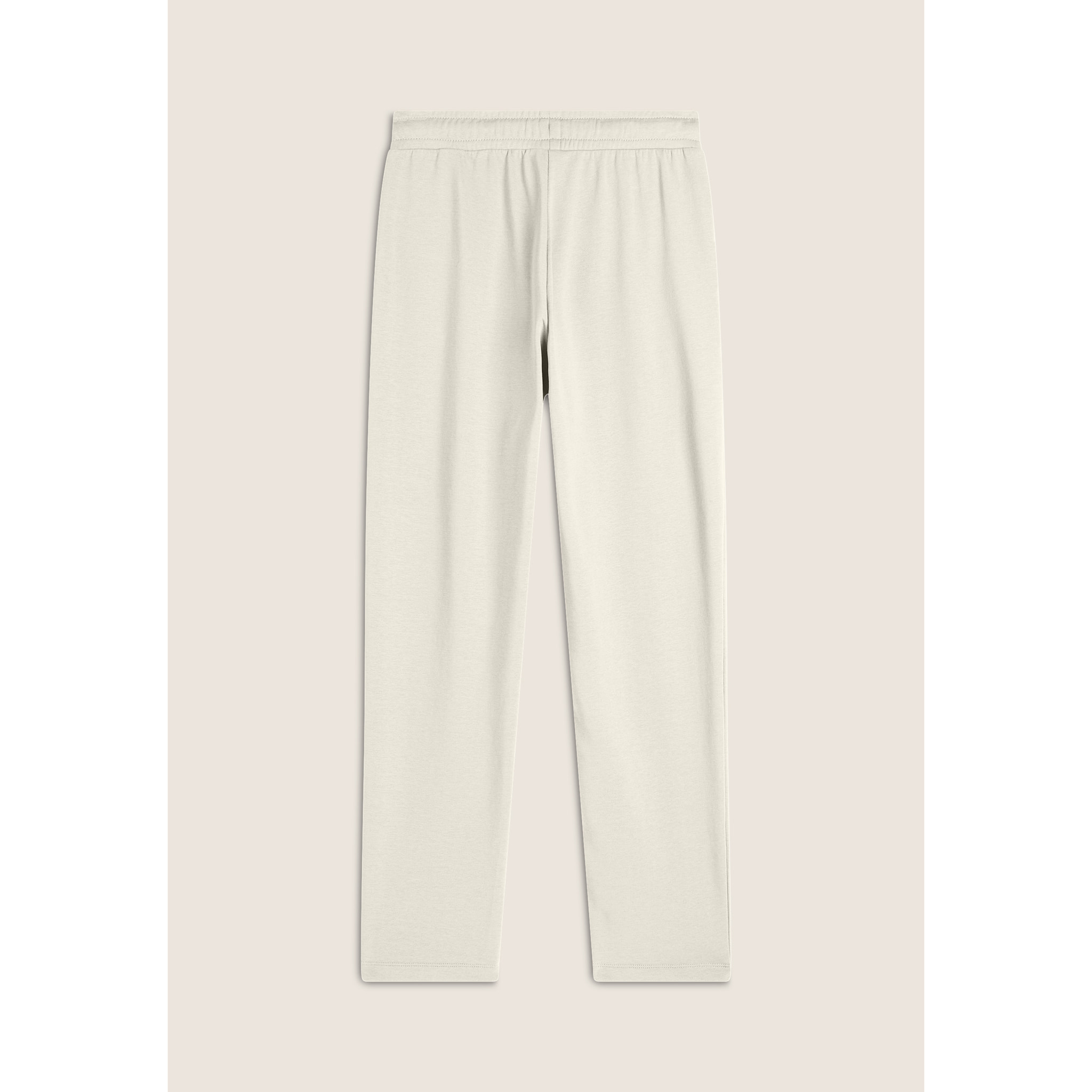 Jogger regular fit in french terry con logo laterale