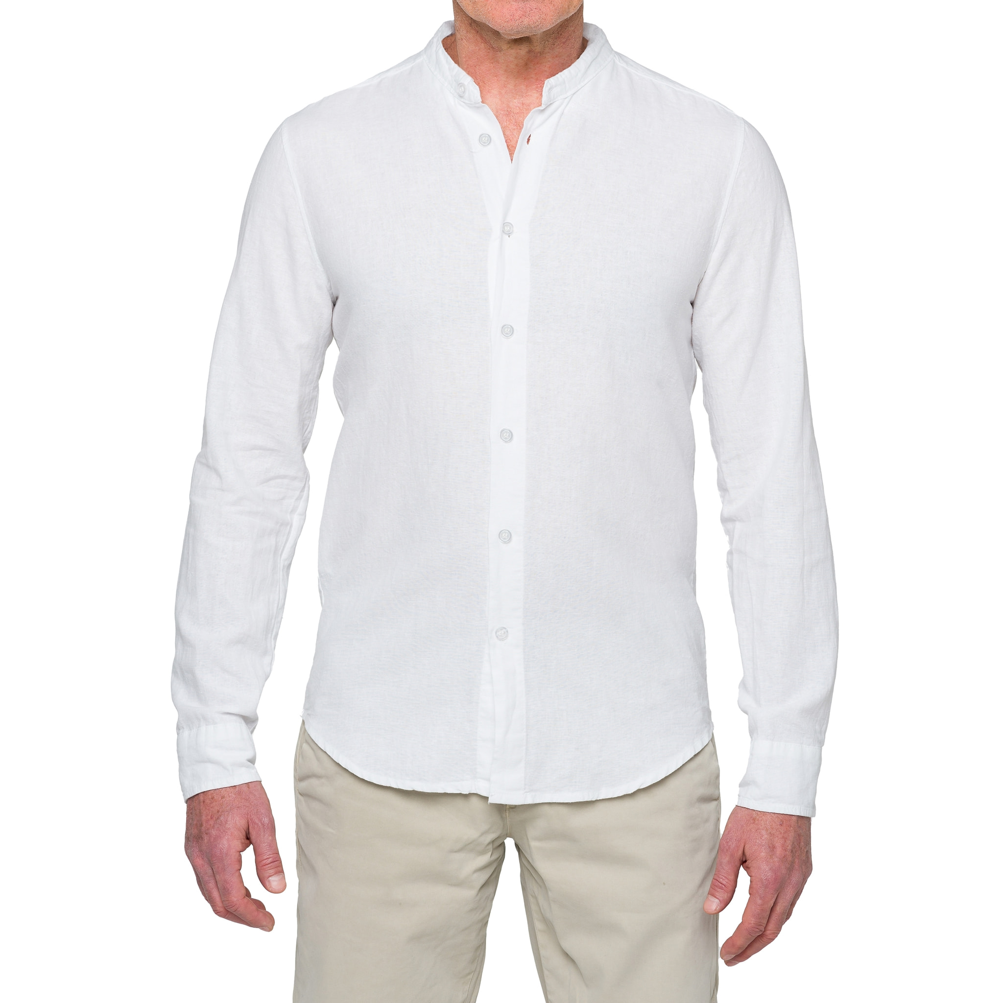 Camicia in lino Hot Buttered Tongareva Bianco