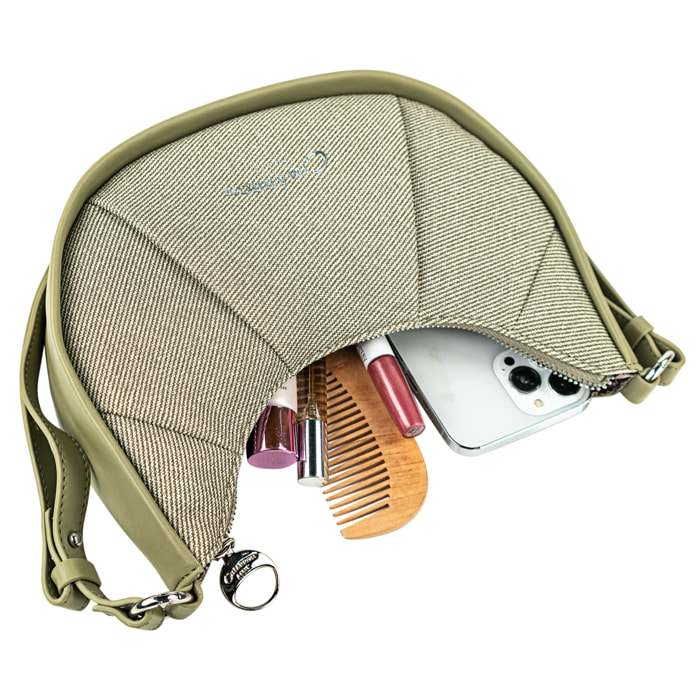 Bolso Bandolera Mujer Veg/Pu Cimarron Abigail Kaki